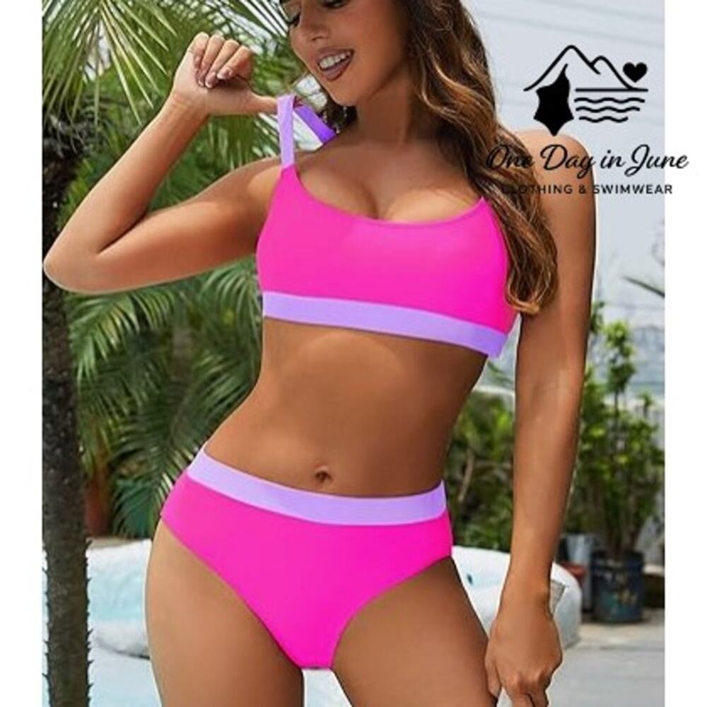 Charmleaks Crop Top Bikini Swimsuit Size XL